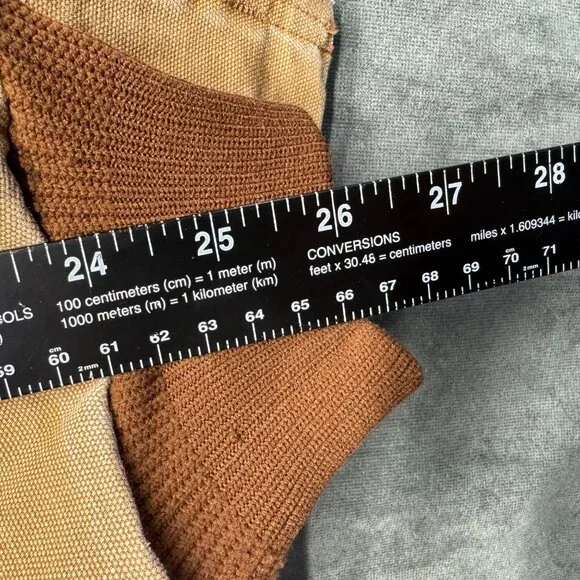 Vintage Carhartt J131 BRN Hooded Duck Jacket Sz XL USA Made Union Quilted Lined - Picture 9 of 15